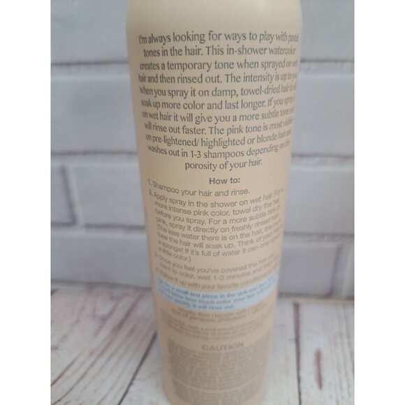 2 Pack- Kristin Ess Rose Gold Temporary Tint Hairspray Blonde Hair Vegan New - Picture 4 of 5